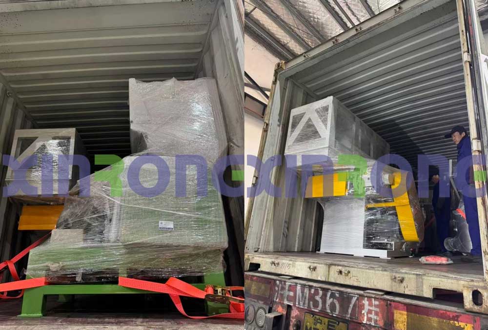 老客户再度携手合作｜江苏普尔斯机械有限公司撕碎机、破碎机设备顺利发货坦桑尼亚